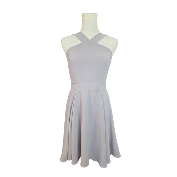 LULU'S Forevermore Grey Skater Dress - Picture 3 of 8